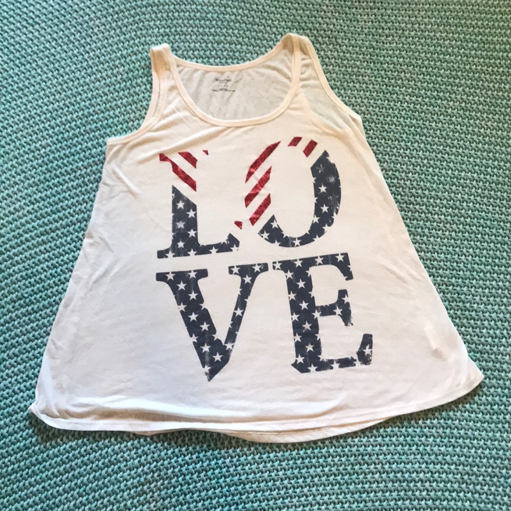 Patriotic Maternity shirt tank top